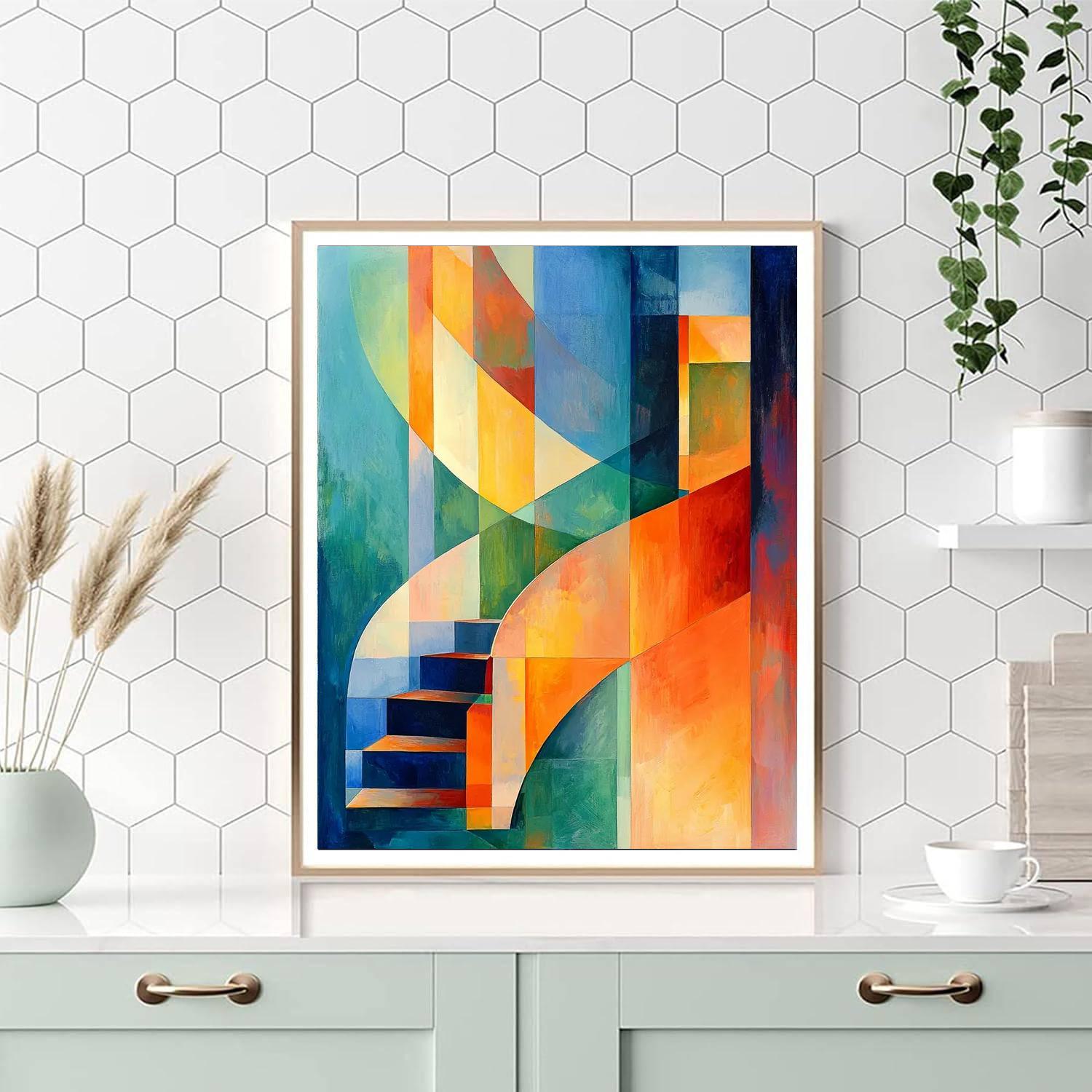 Paul Cézanne Inspired Kaleidoscope Of Light  Paint By Numbers Kits