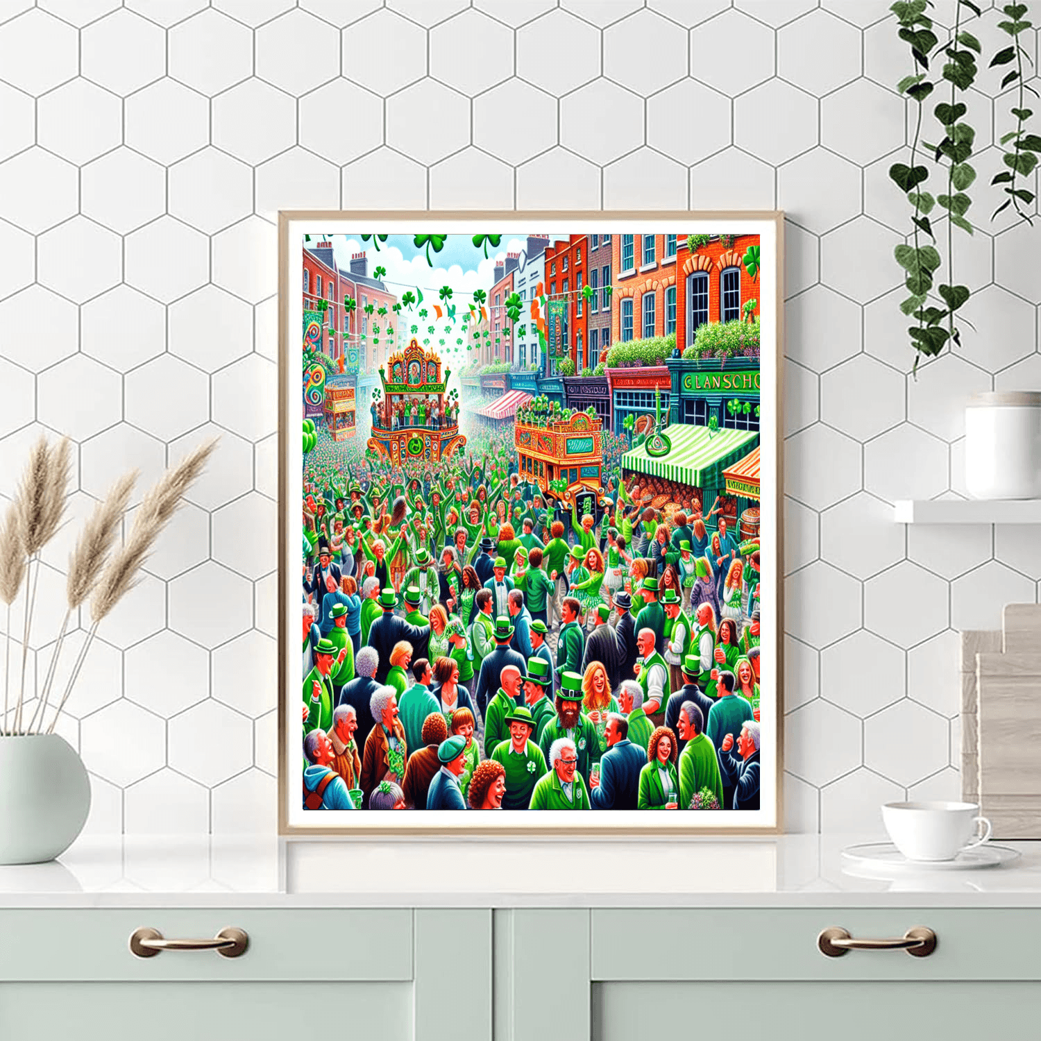 Shamrock Festival DIY Paint By Numbers