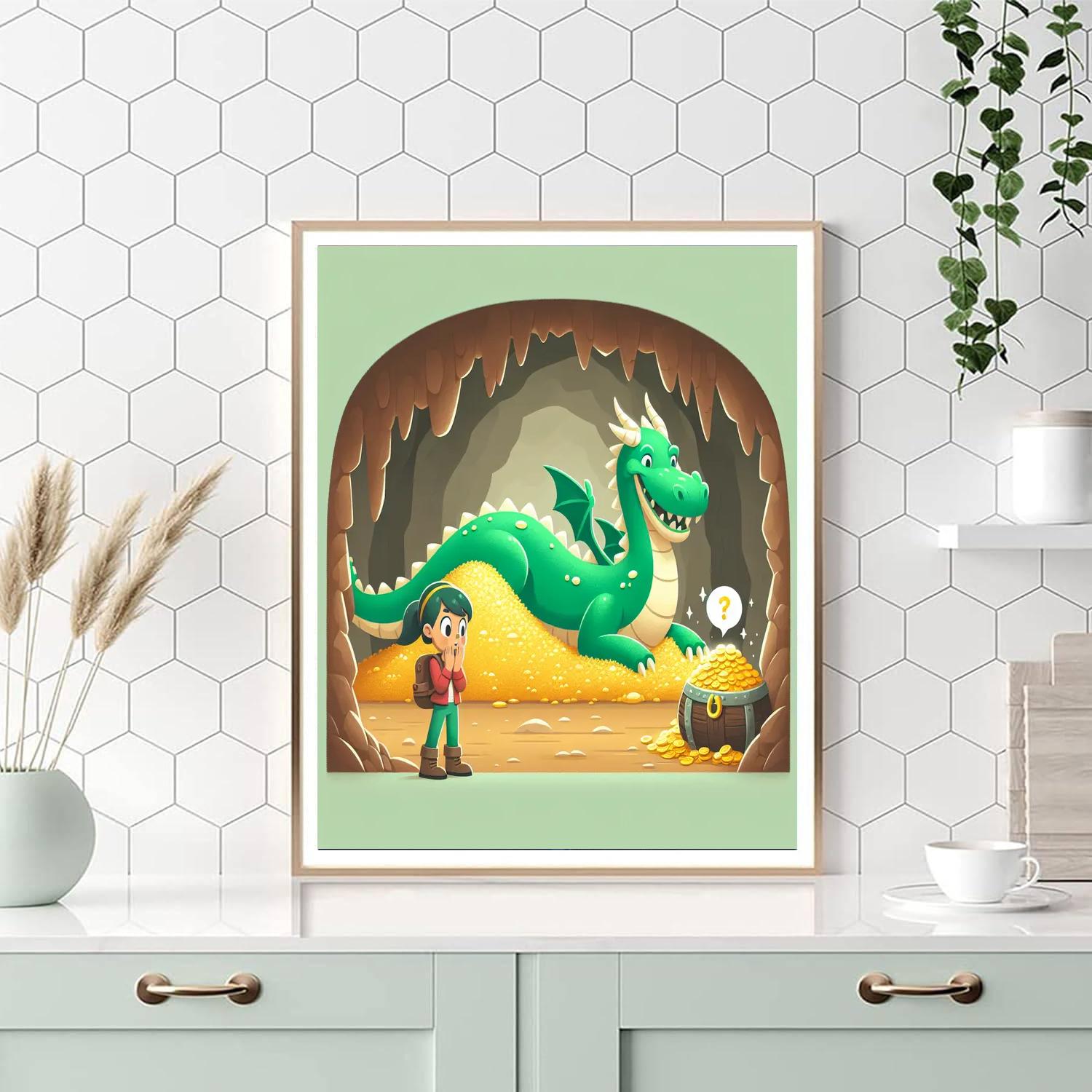 Dragon's Mystical Quest Numbered Painting Kits