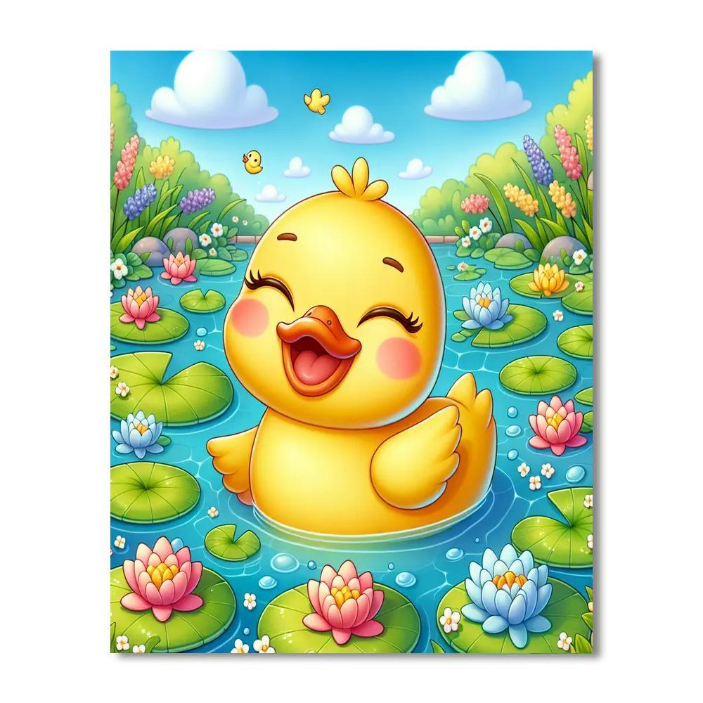 Sunny Day Duck Paint By Color