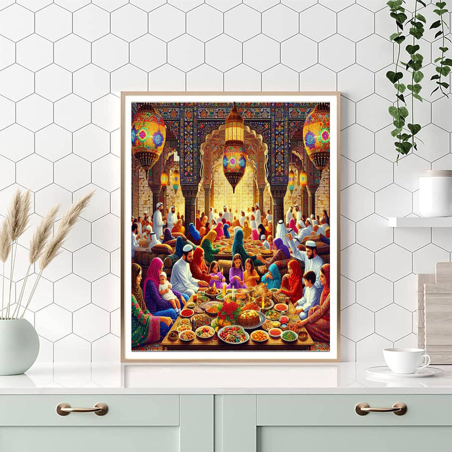 Eid Al Fitr Festival - United Arab Emirates Paint By Numbers Kits