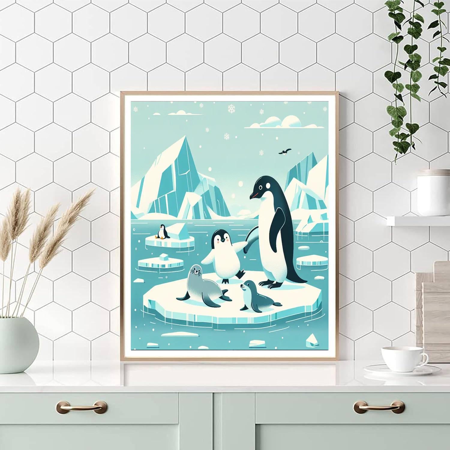 Polar Pals Adventure Number Painting