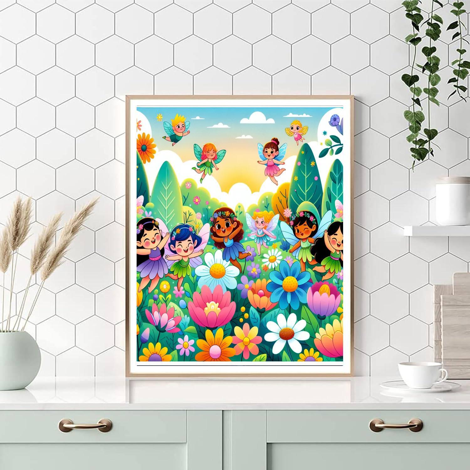 Colorful Magical Garden Paint By Color