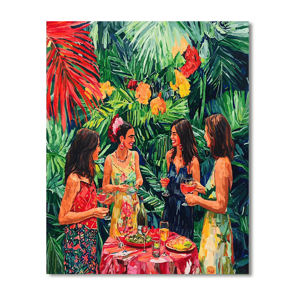 Frida Kahlo Inspired Eternal Connections  Paint By Numbers