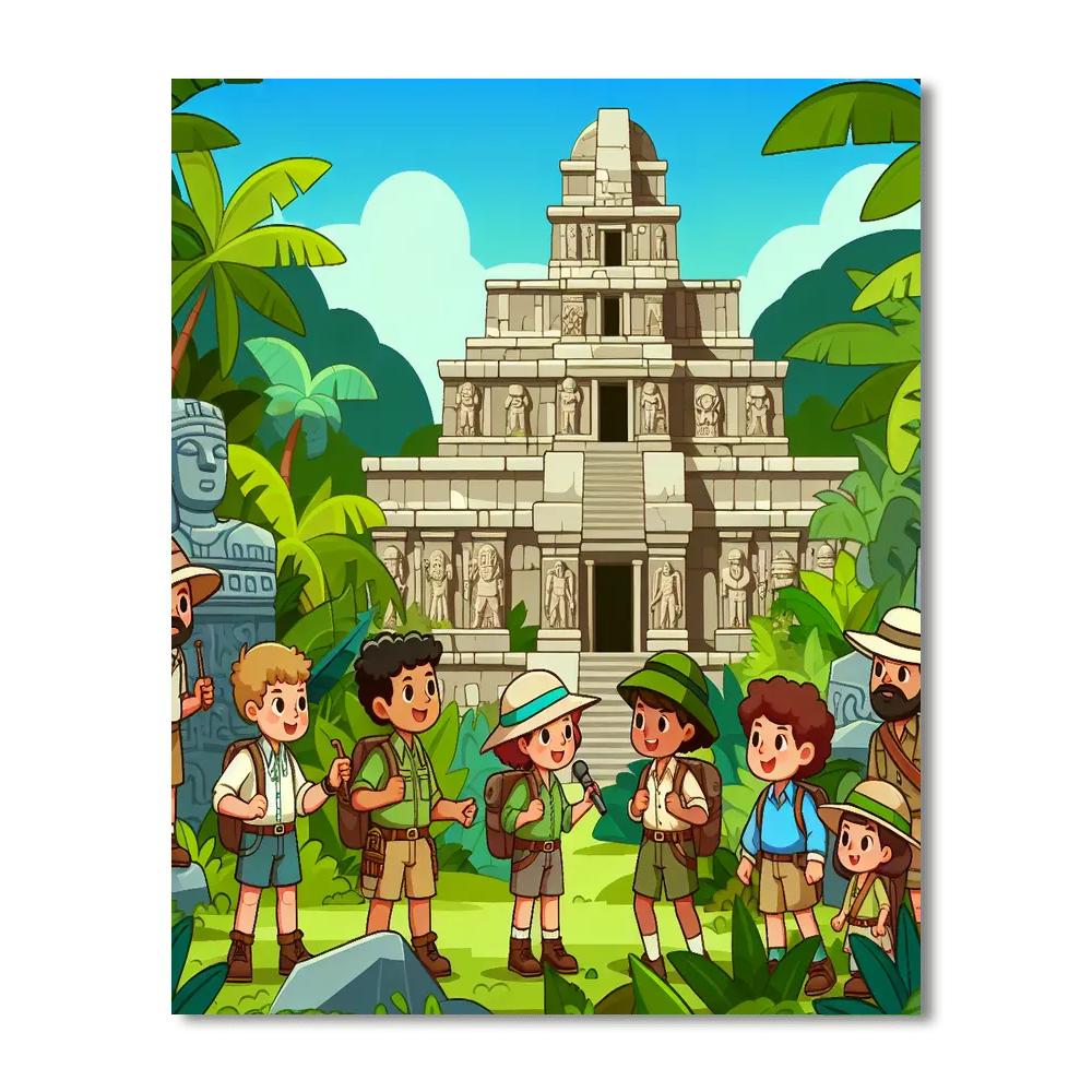 Ancient Adventures Number Painting