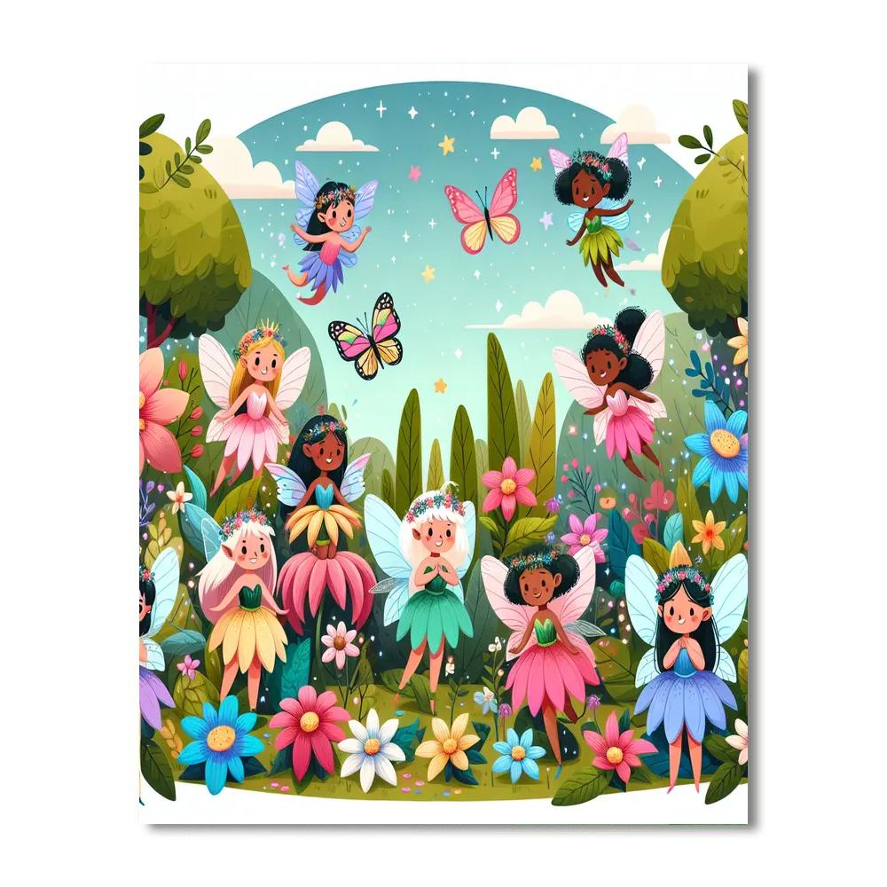 Mystical Fairyland Journey Painting Number Kit