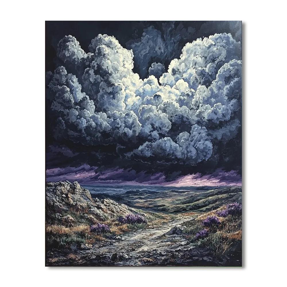 Alfred Hitchcock Inspired Cinematic Landscape  Paint By Numbers