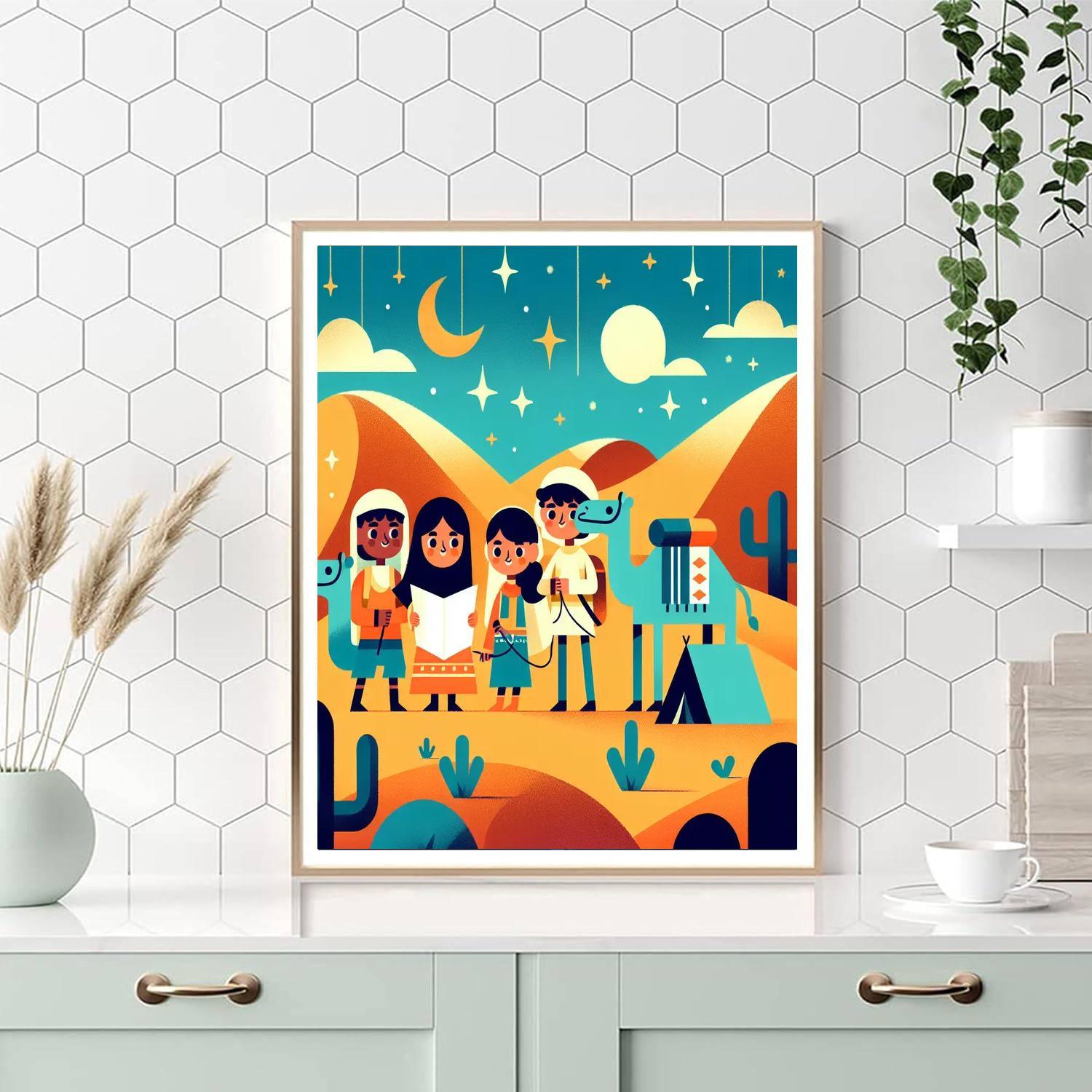 Desert Night Quest Paint By Color
