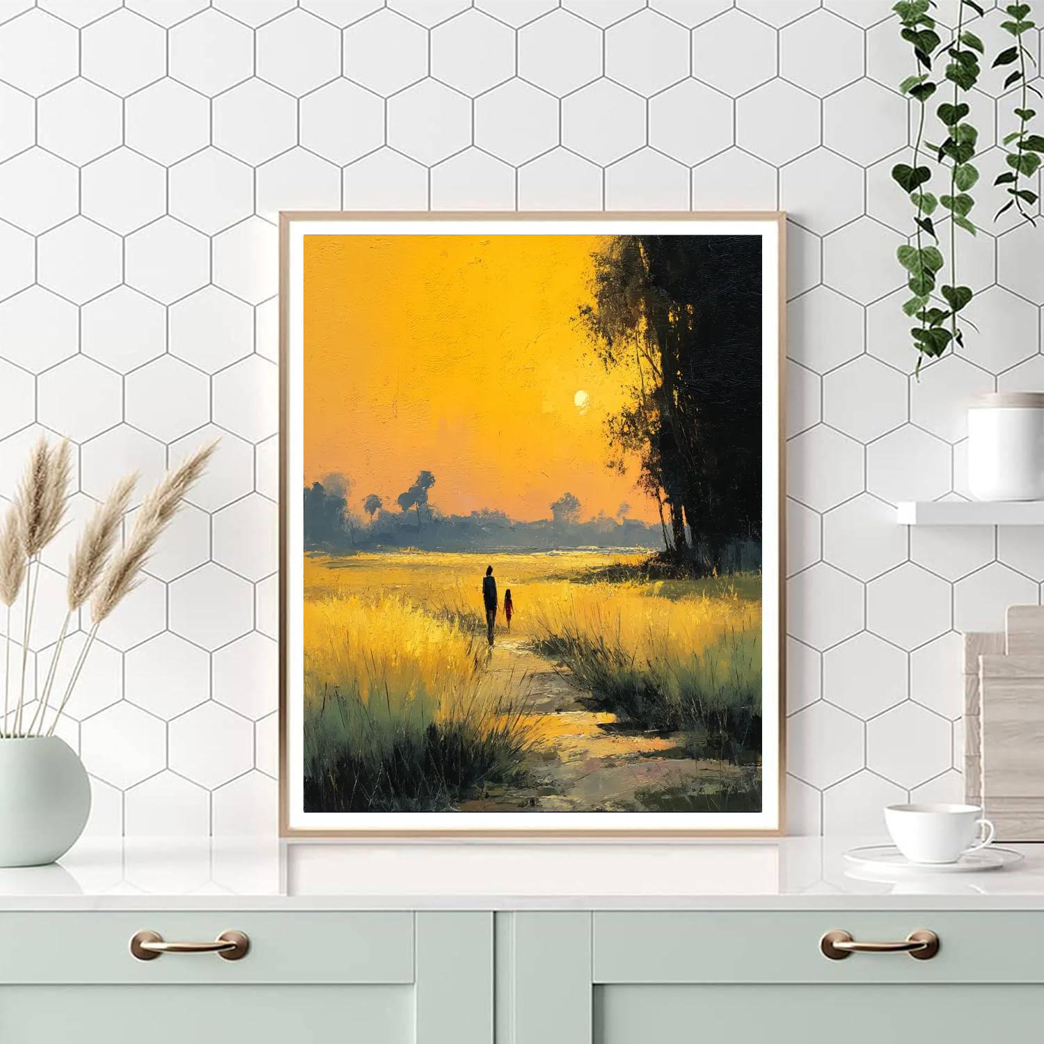 Pastoral Promenade Paint By Color