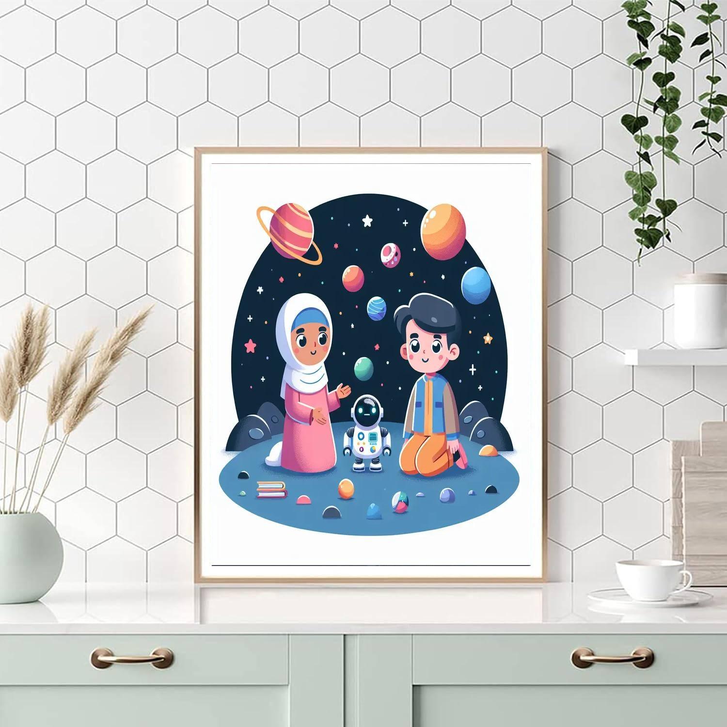 Robotic Space Mission Paint By Numbers Kits