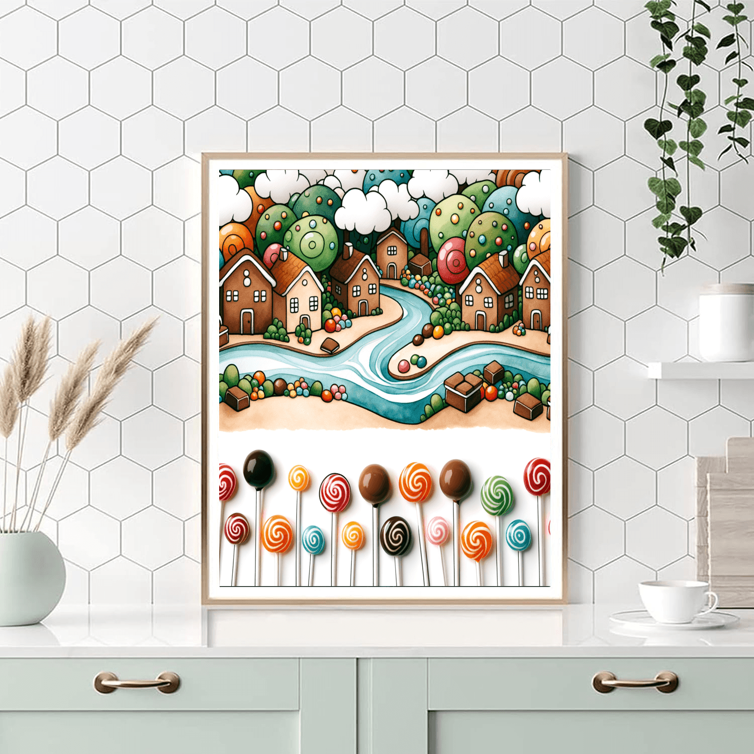 Candy Land Quest Paint By Numbers