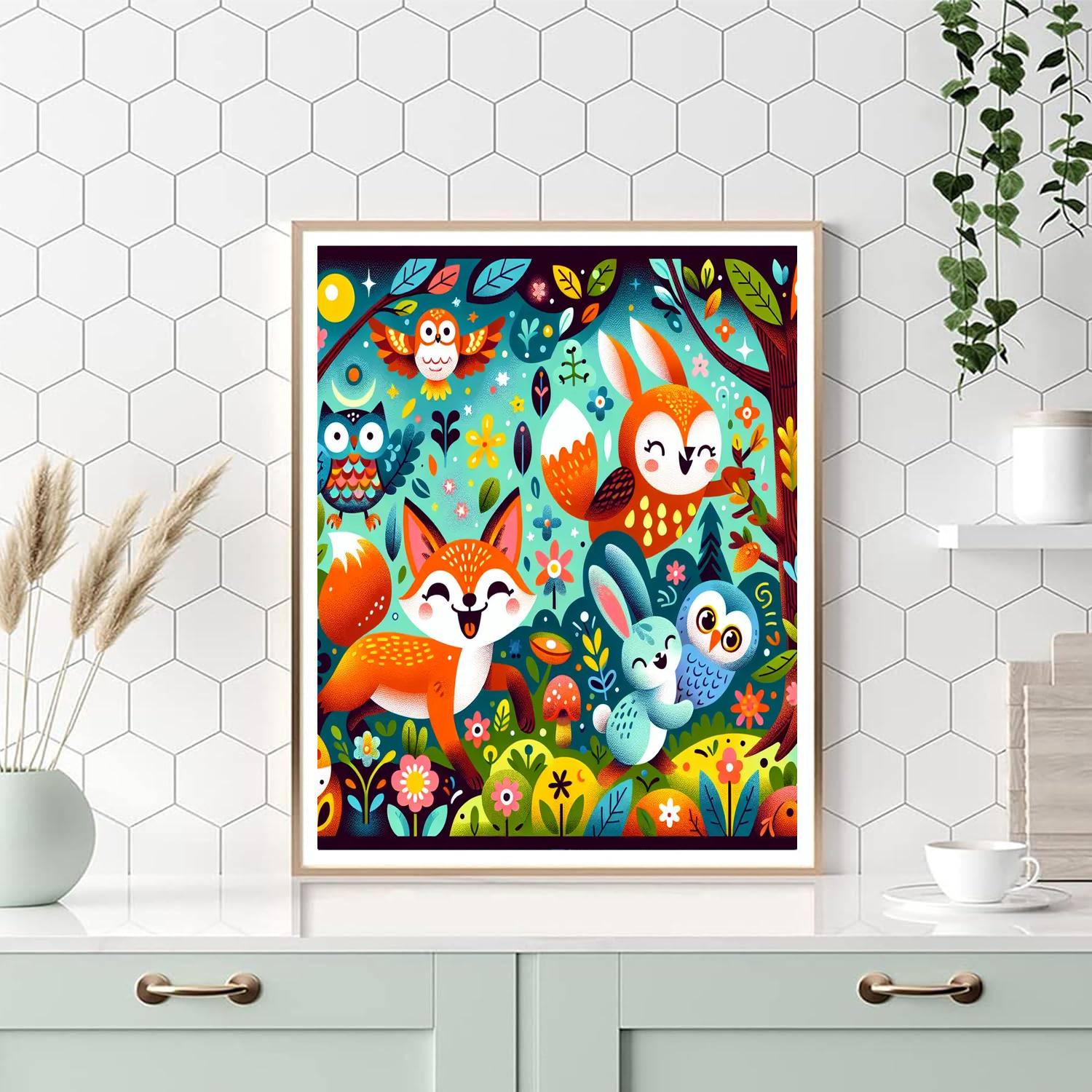 Forest Fairy Tales Painting Number Kit