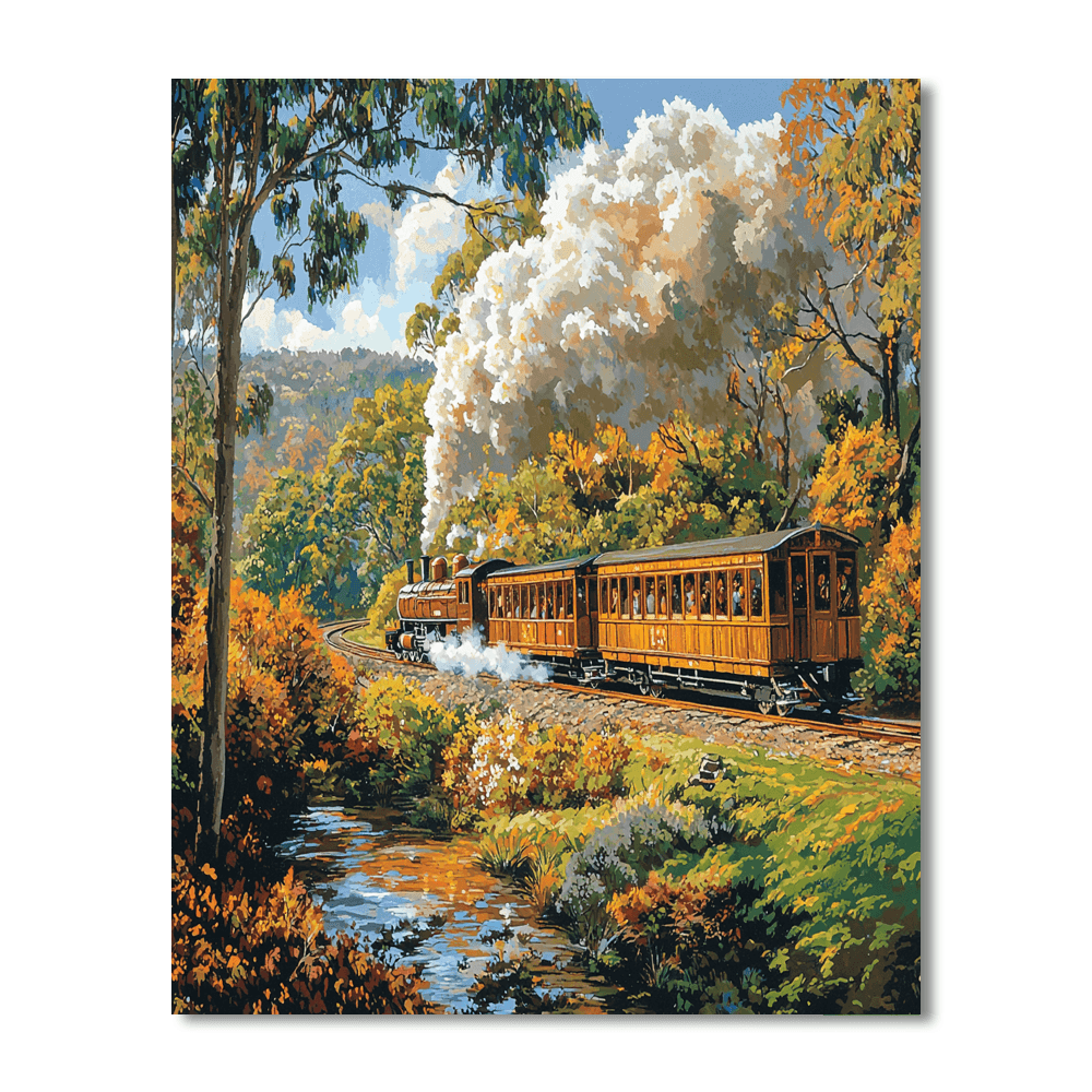 Puffing Billy Railway Numbered Painting Kits