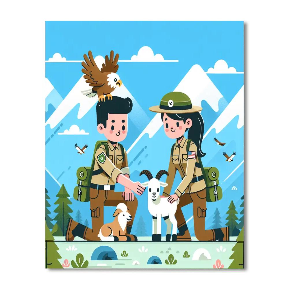 Mountain Rescue Rangers Paint By Numbers Art