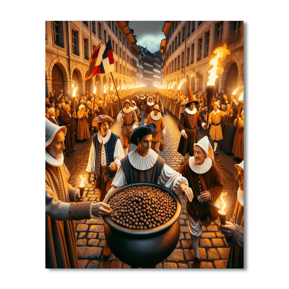 Fête De L’escalade - Switzerland Numbered Painting Kits