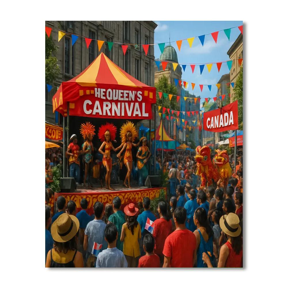 The Queen's Carnival - Canada DIY Paint By Numbers