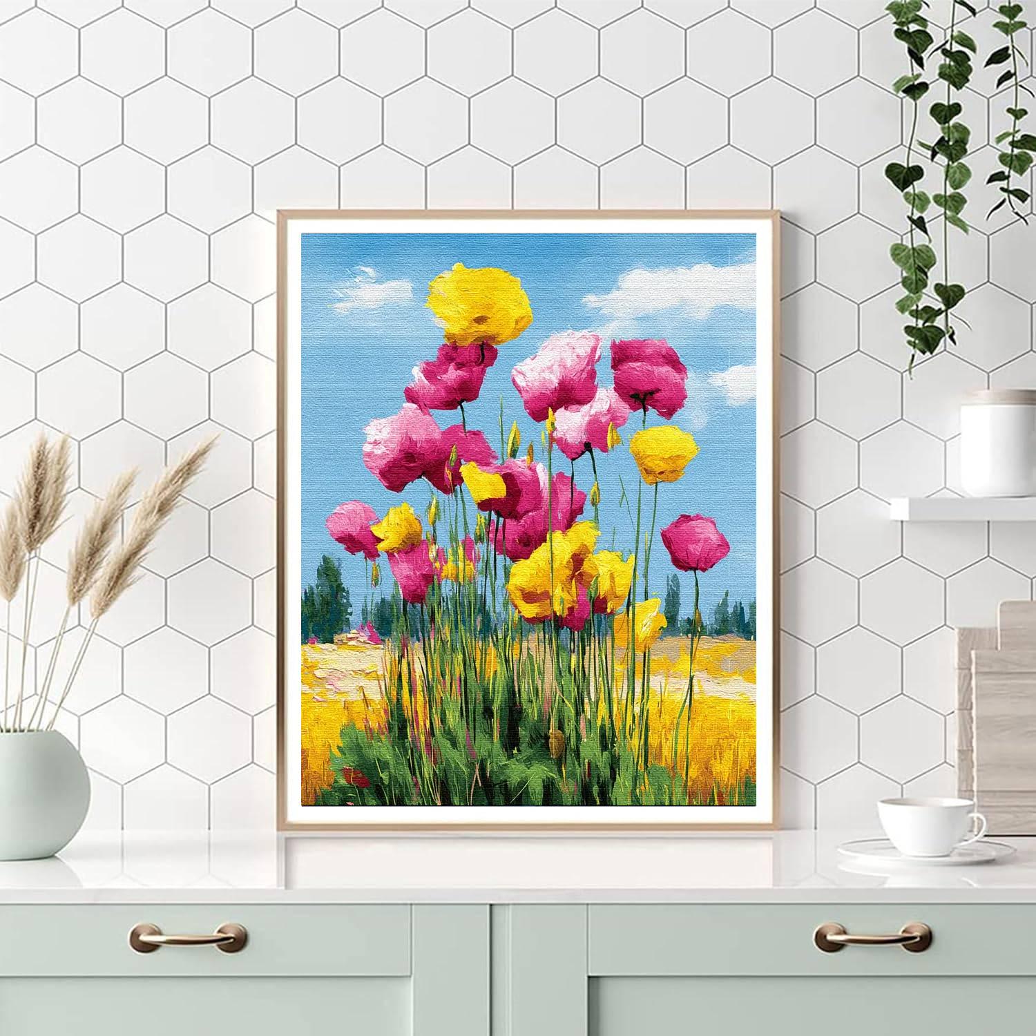 Spring’s Tender Bloom Numbered Painting Kits