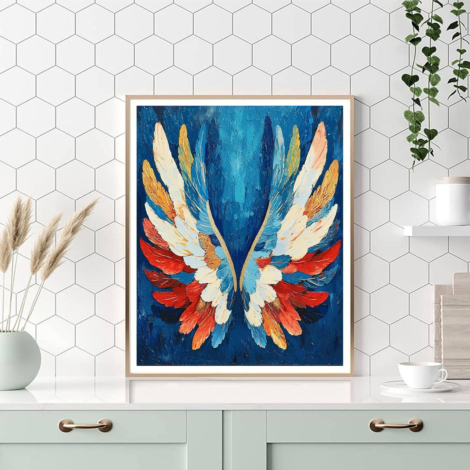 Frida Kahlo Inspired Wings Of Identity  Paint By Numbers Art