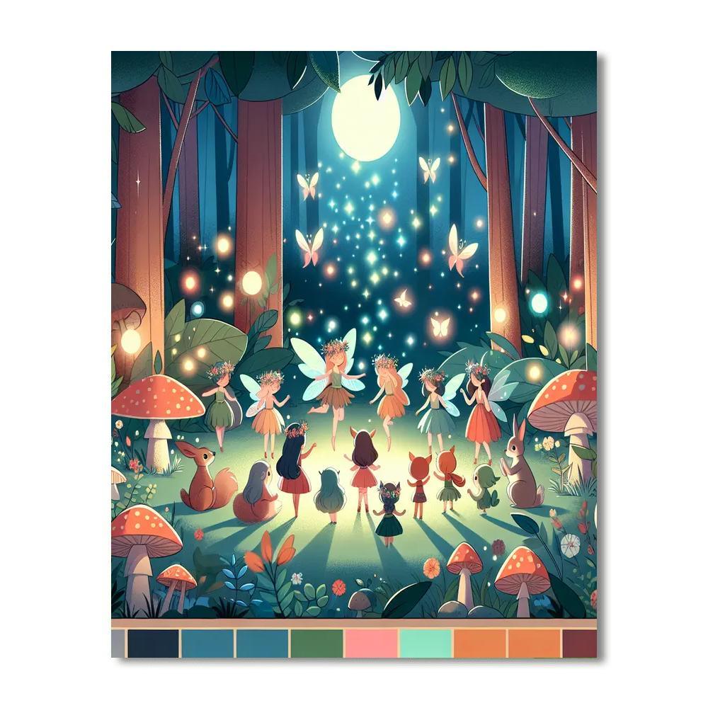 Wondrous Woodland Wander Painting Number Kit
