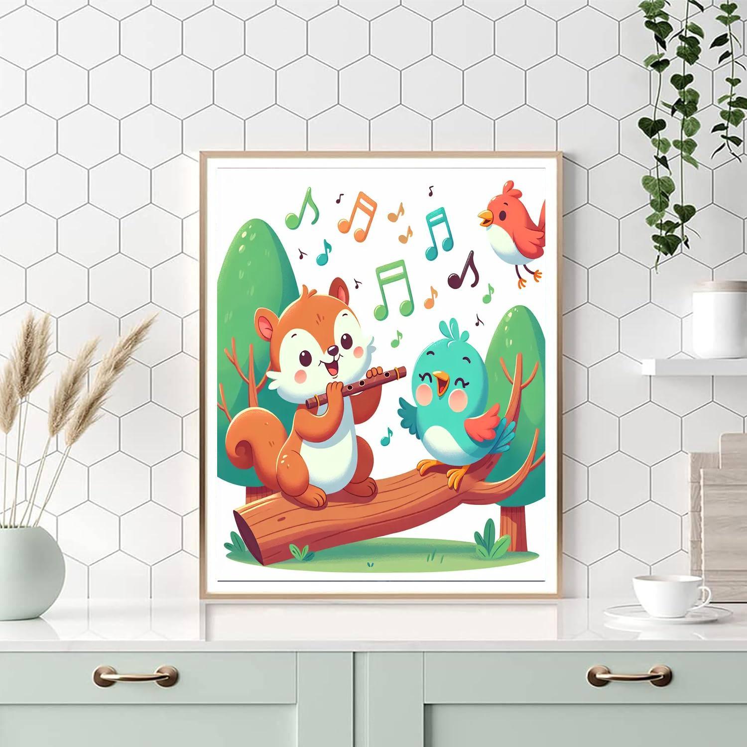 Wondrous Woodland Symphony Paint By Color