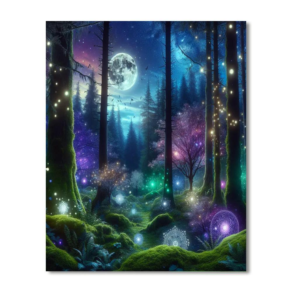 Fairy Forest Glimmer Numbered Painting Kits