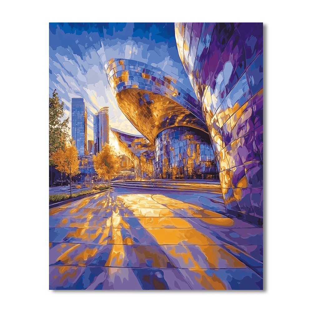 Museum Of Pop Culture - Seattle Painting By Numbers Kit