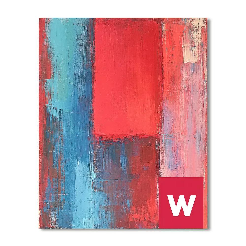 Mark Rothko Inspired Flame And Calm  Numbered Painting Kits