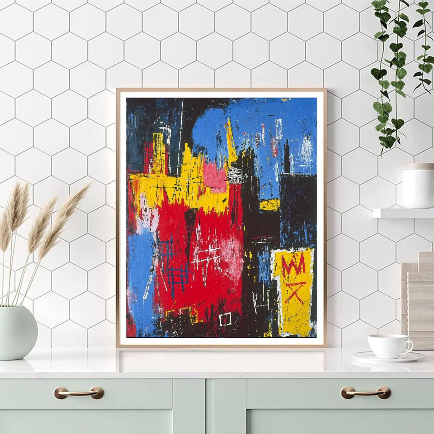 Jean-Michel Basquiat Inspired Vivid Contradictions  Paint By Numbers