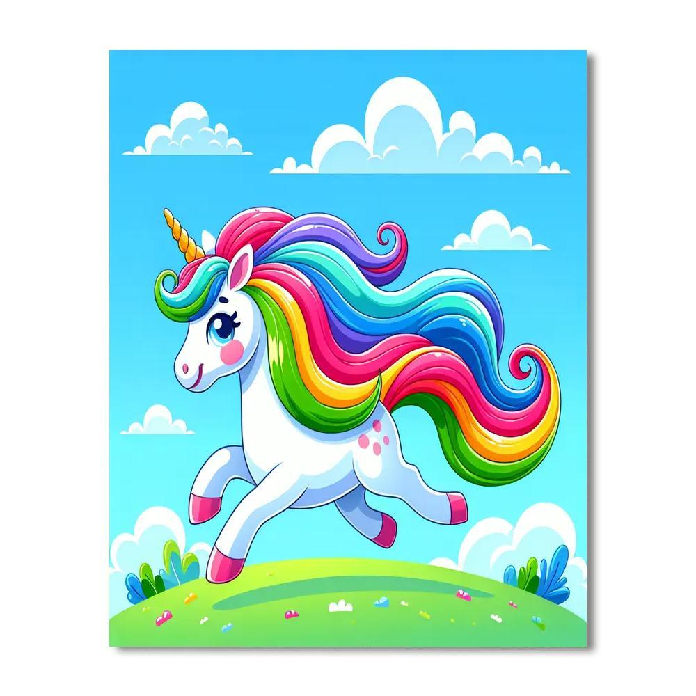 Unicorn Adventure DIY Paint By Numbers
