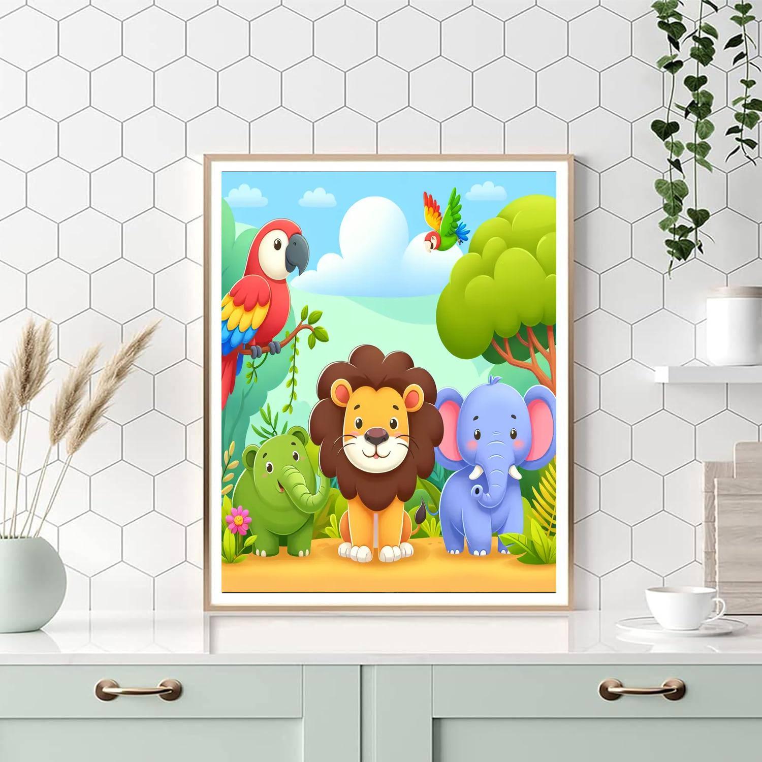 Animal Kingdom Expedition Paint By Numbers Kits