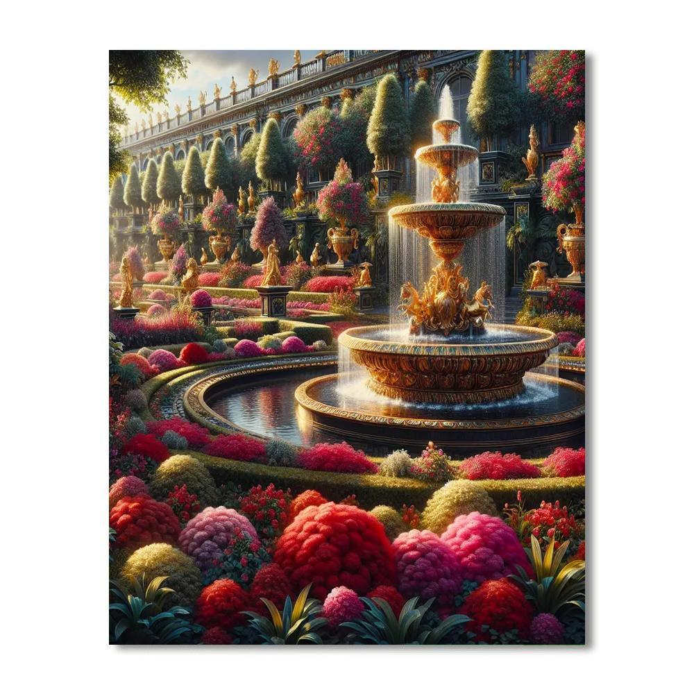 Regal Garden Splendor Numbered Painting Kits