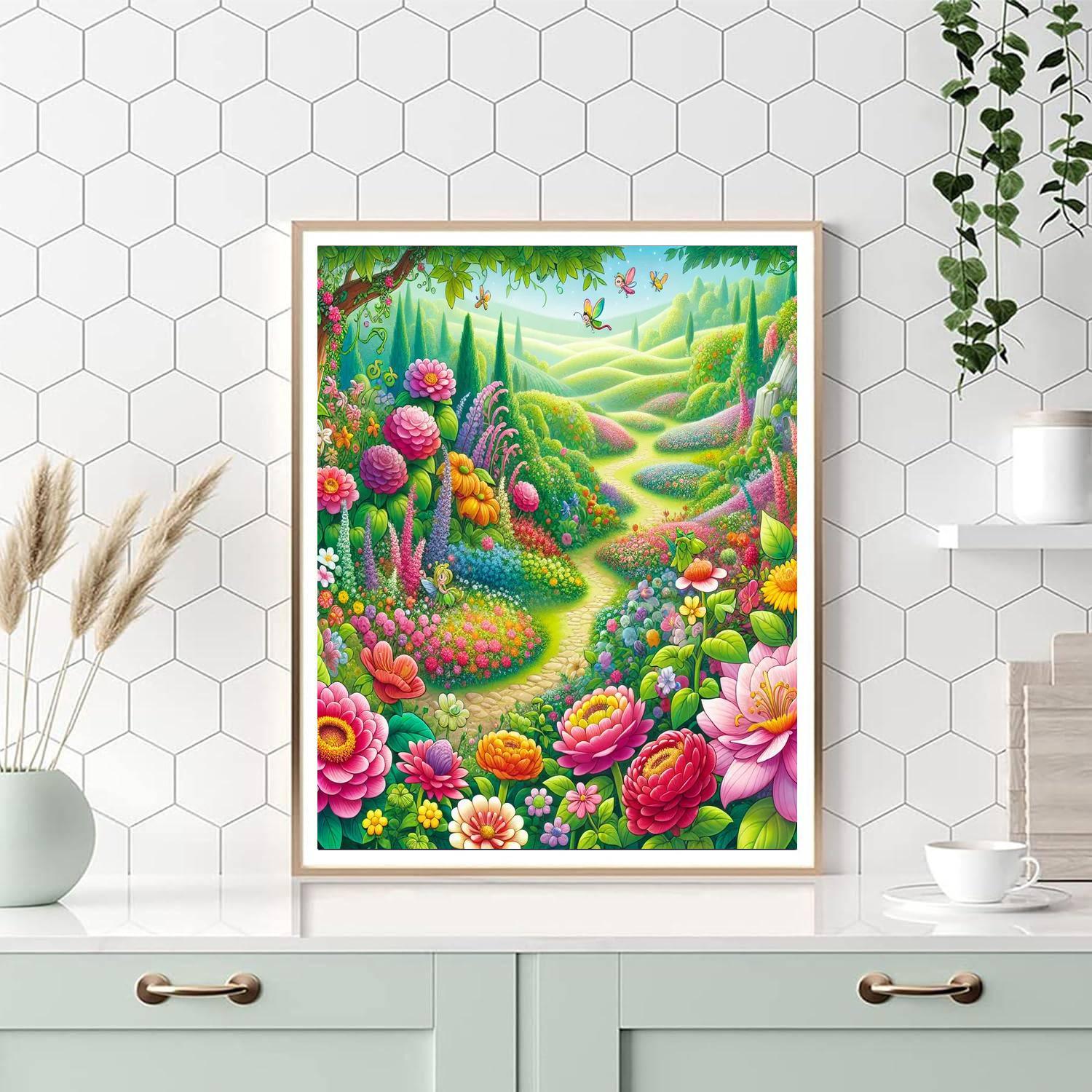 Fantastical Fairytale Garden DIY Paint By Numbers