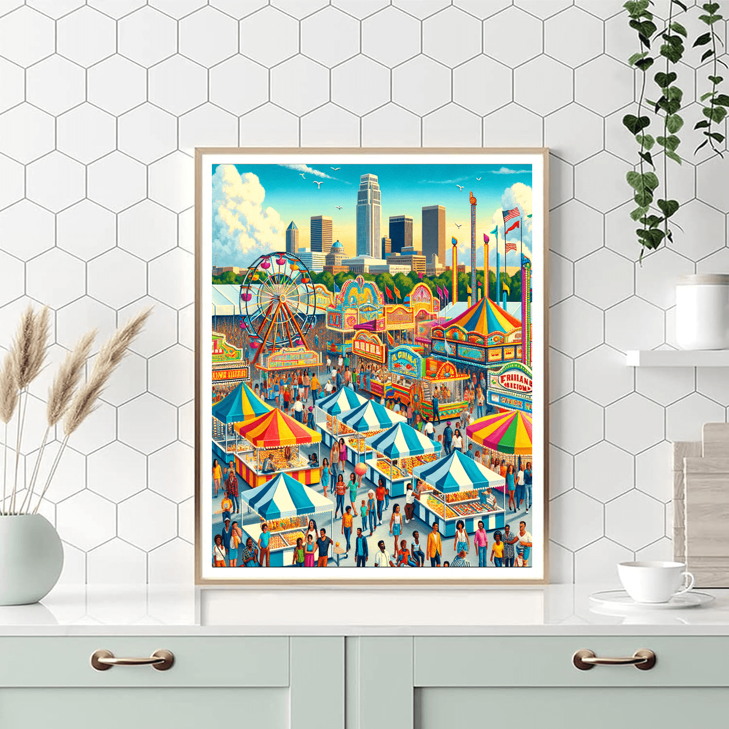 The Tulsa State Fair Paint By Color