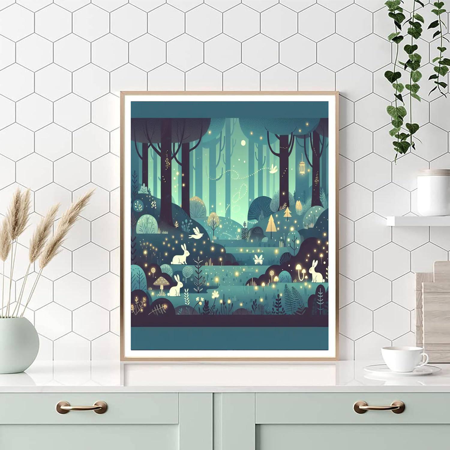 Enchanted Forest Mysteries Painting Number Kit