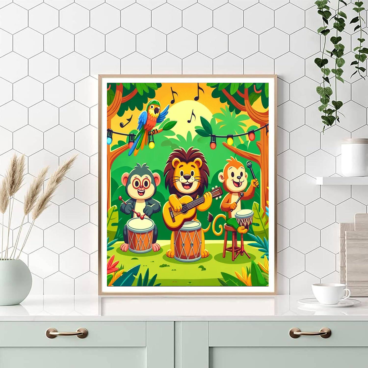 Jungle Jamboree Fiesta Paint By Number
