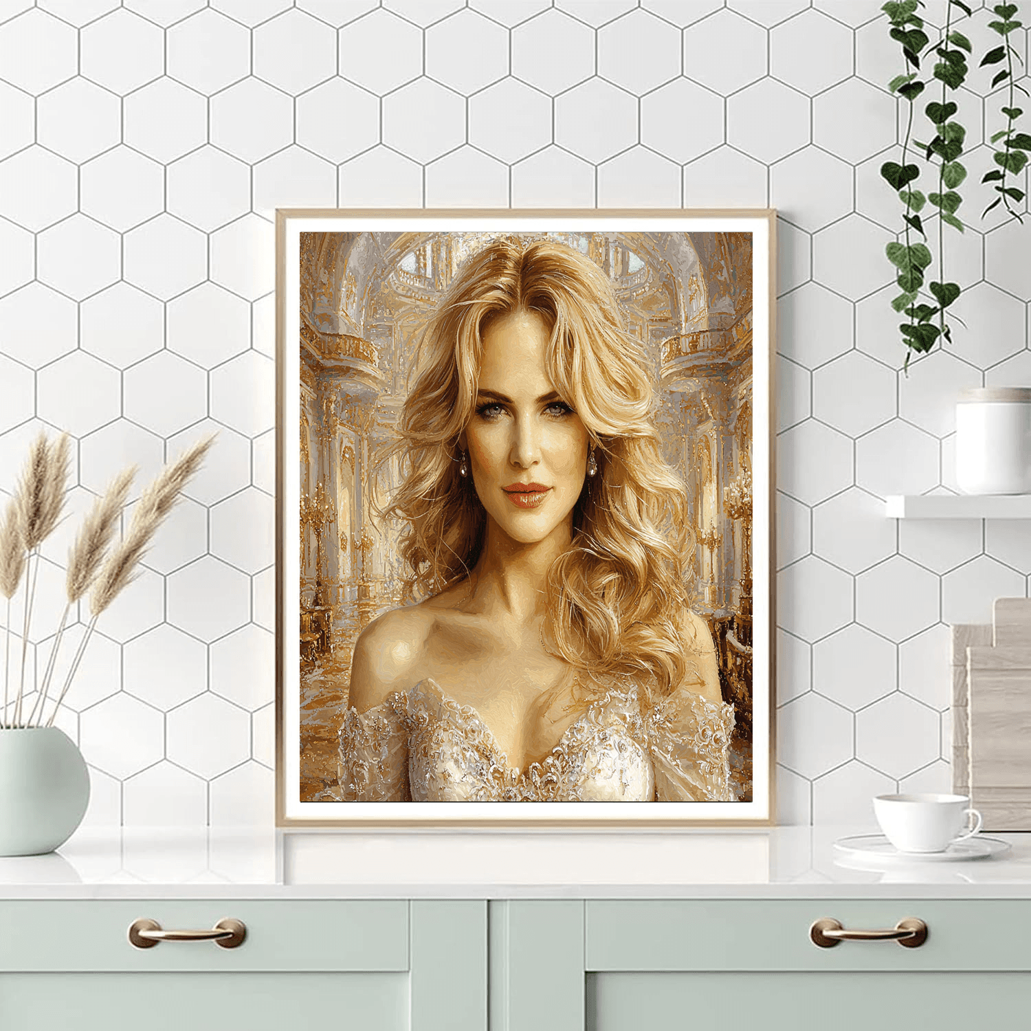 Nicole Kidman: Enigma Of A Southern Bell Painting Number Kit