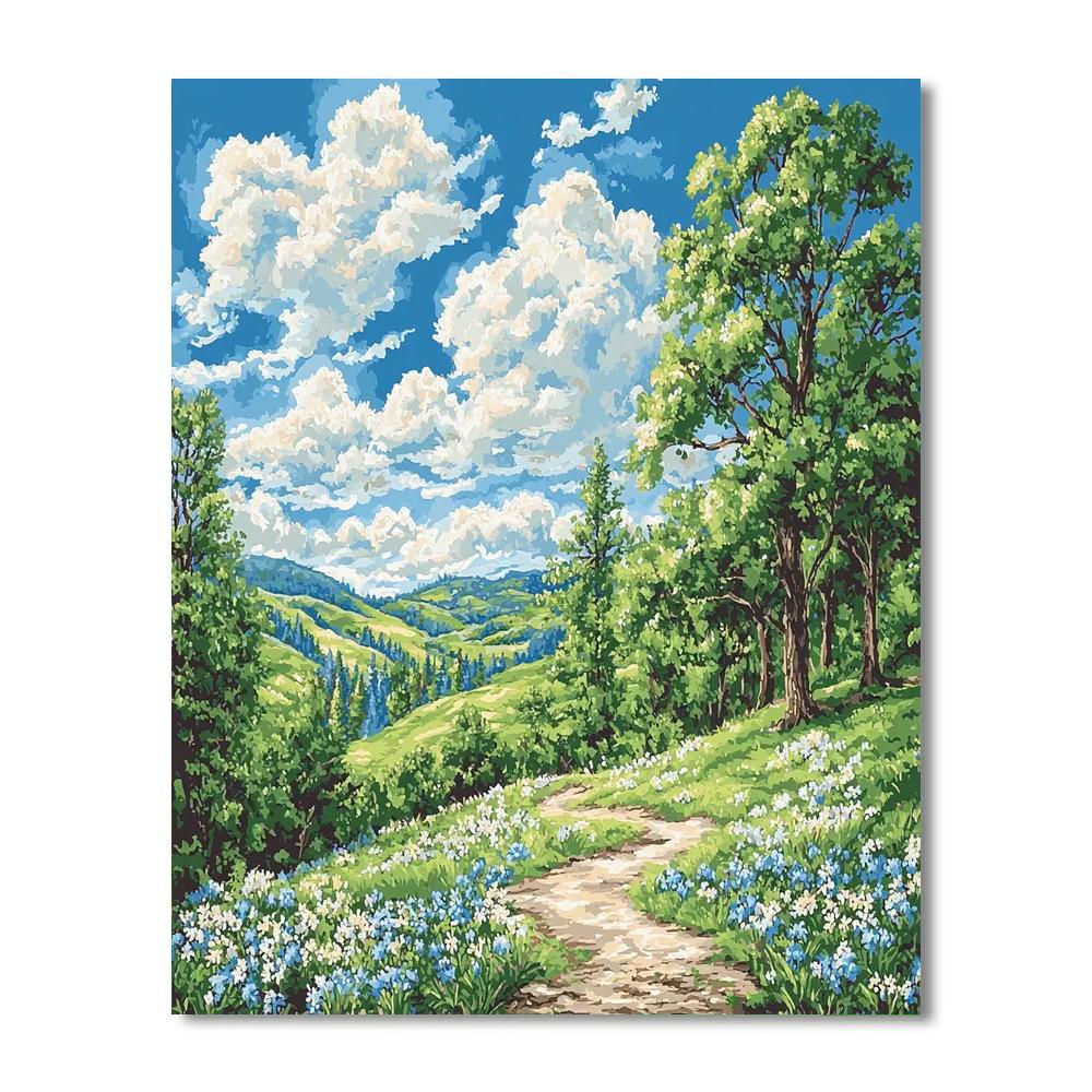 Cloud Watching Paint By Numbers