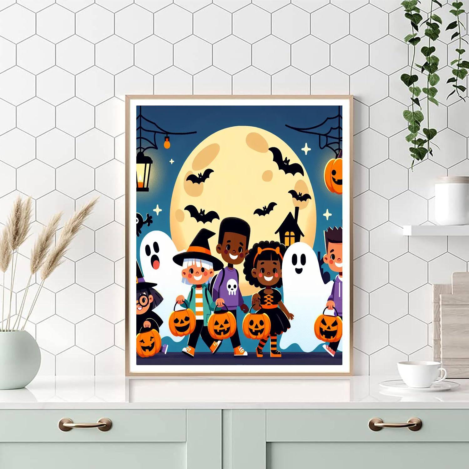 Happy Halloween Bash Numbered Painting Kits