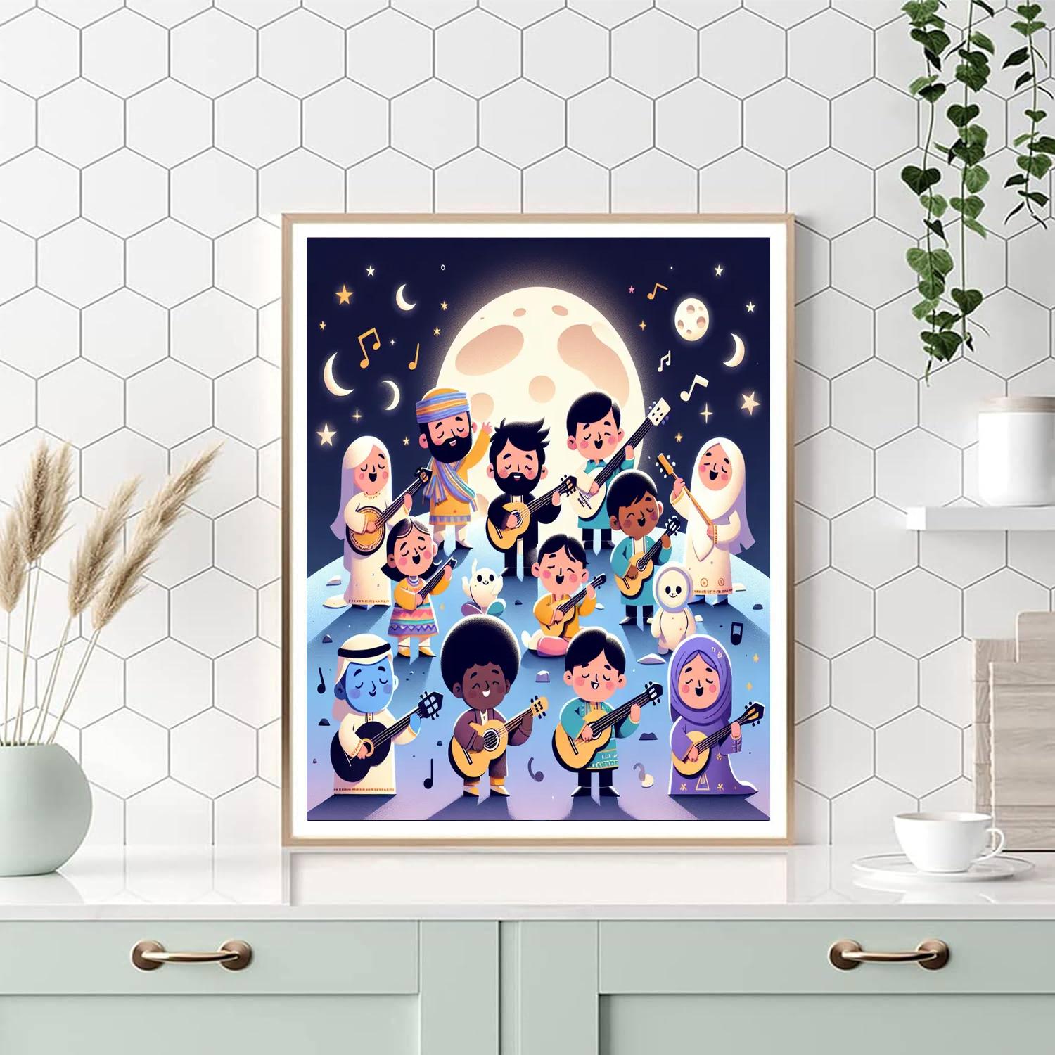 Magical Moonscape Melody Paint By Numbers