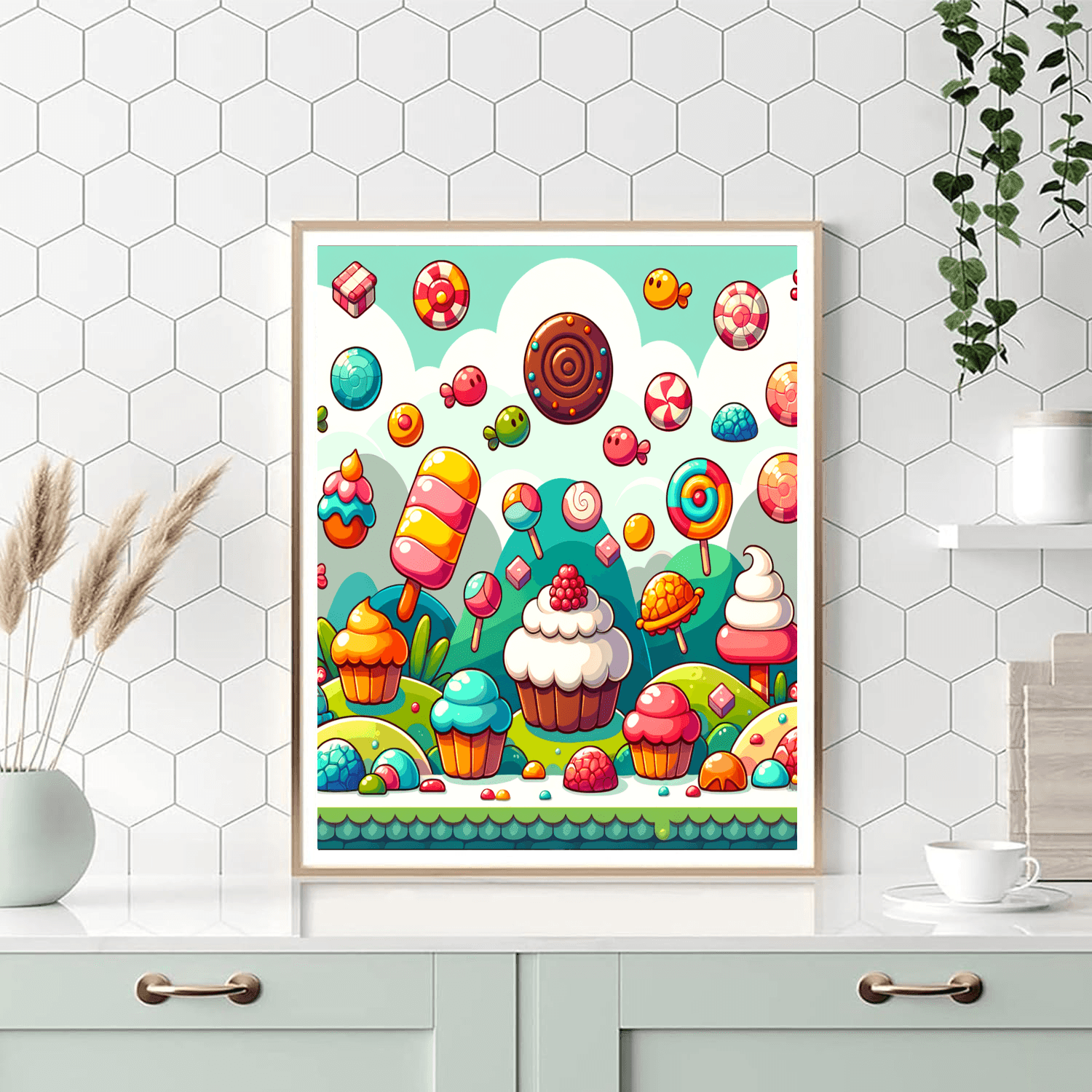 Sweet Treats Land Paint By Number