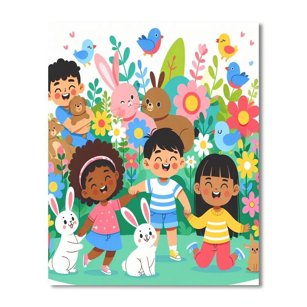 Sunny Garden Fun Numbered Painting Kits
