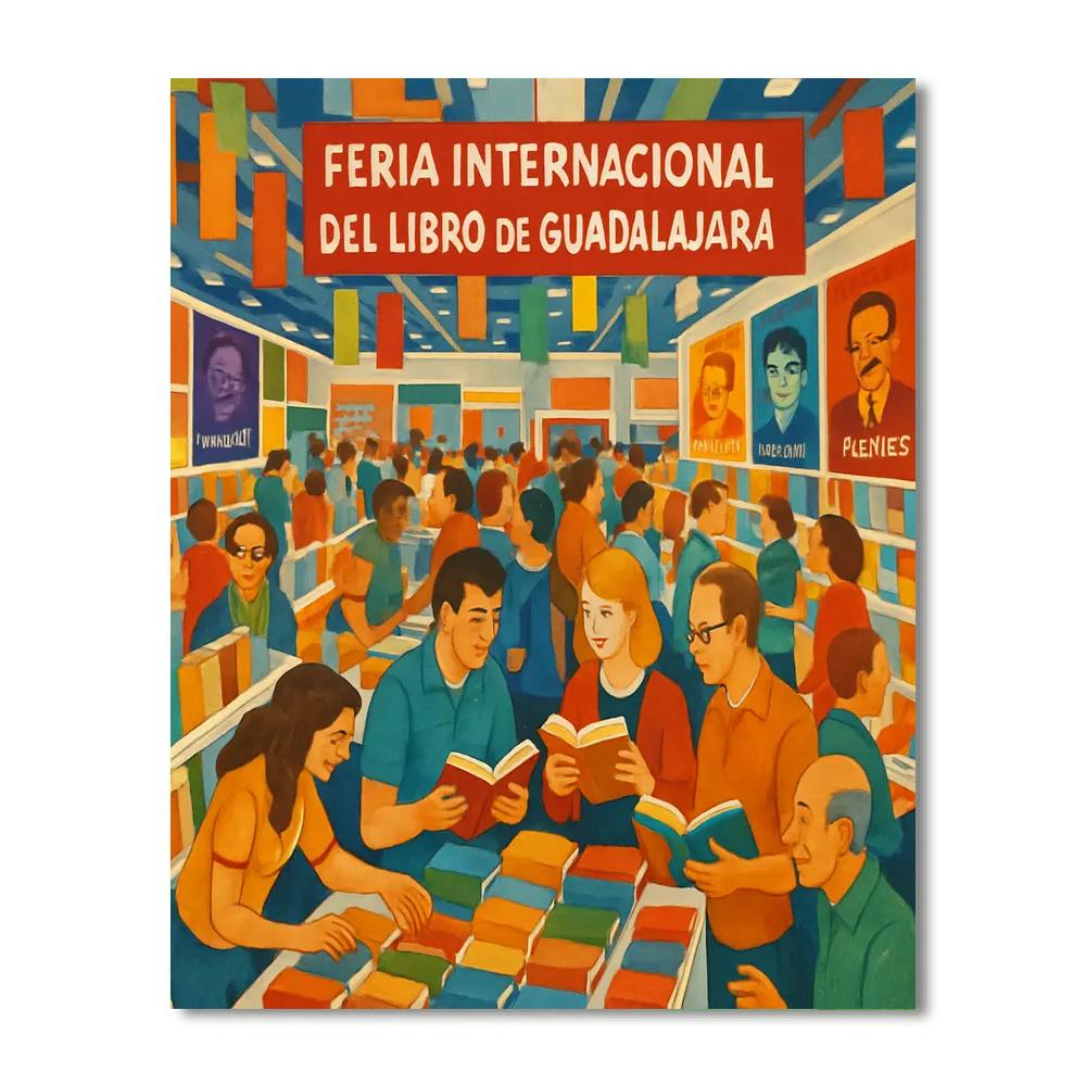 Feria Internacional Del Libro De Guadalajara Number Painting