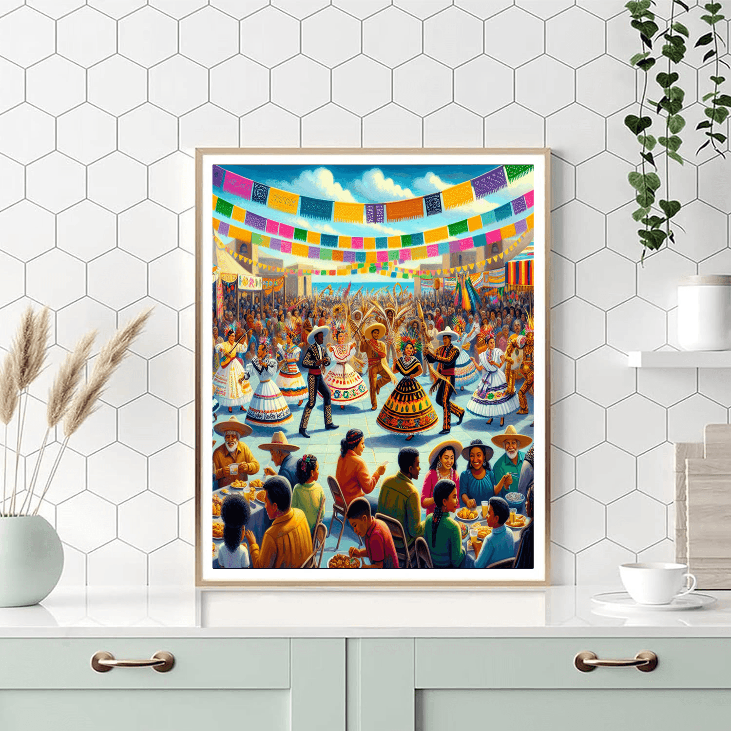 Día De La Raza Paint By Color