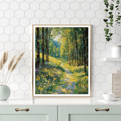 Claude Monet Inspired Forest Dreams  Painting By Numbers Kit