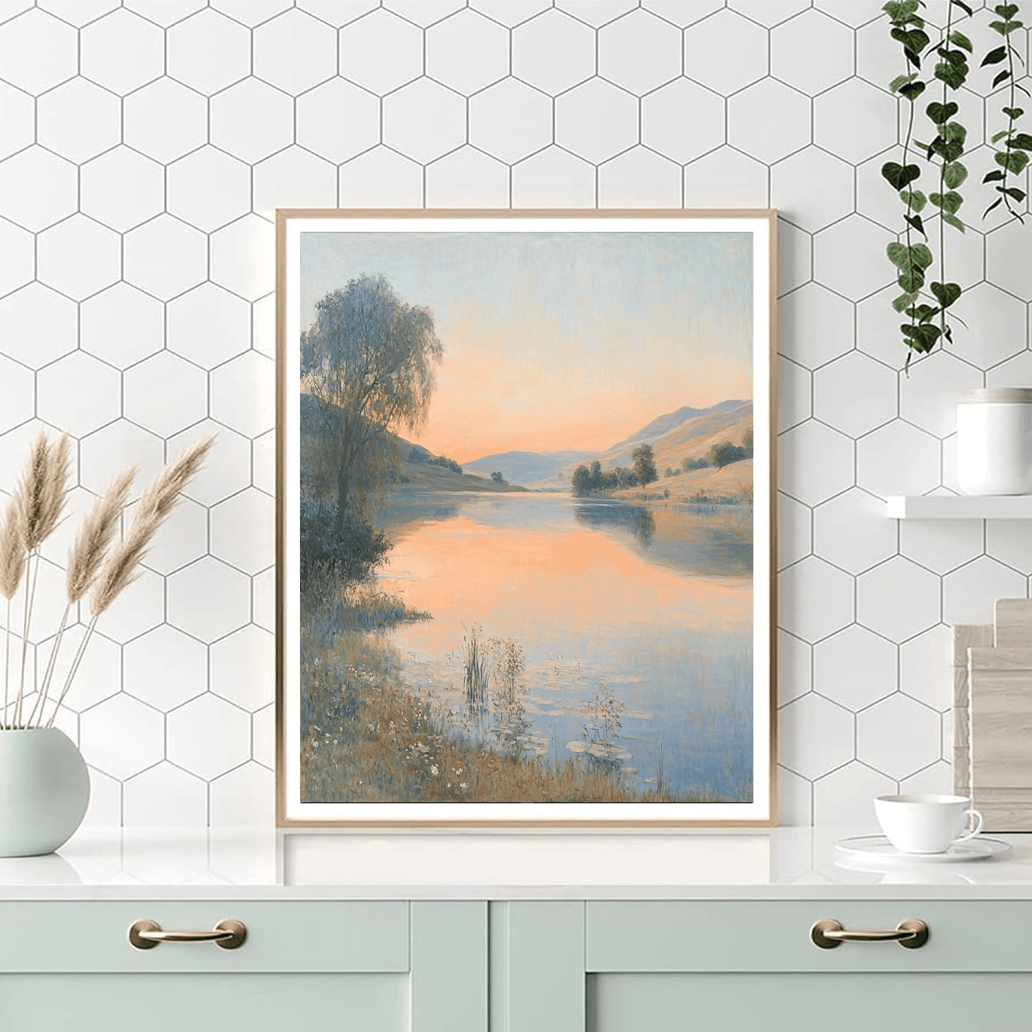 Claude Monet Inspired Quiet Reflections  Paint By Numbers Kits