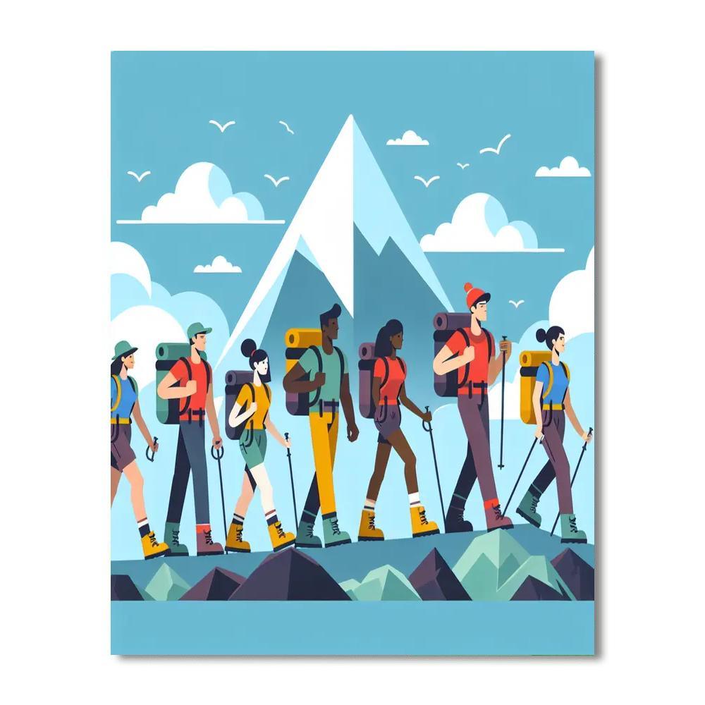 Mountain Quest DIY Paint By Numbers