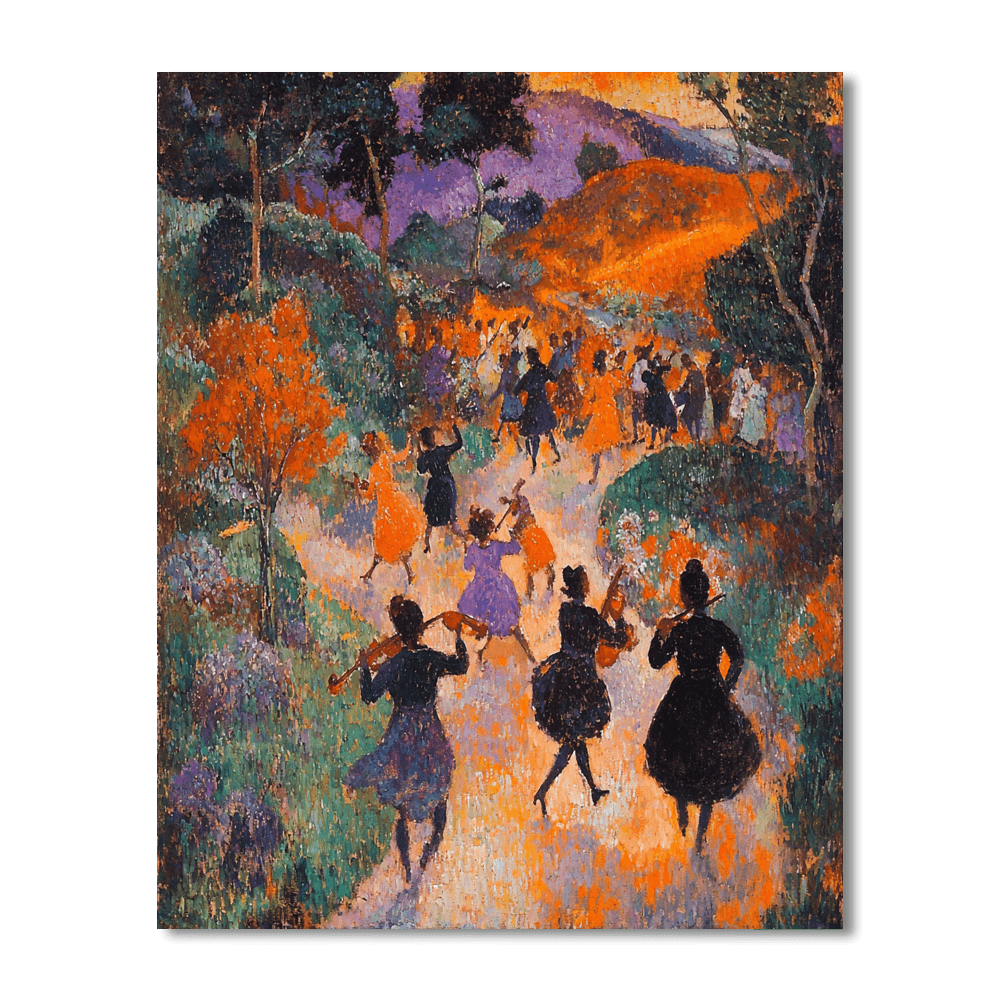 Paul Gauguin Inspired Joyous Melody  Paint By Numbers