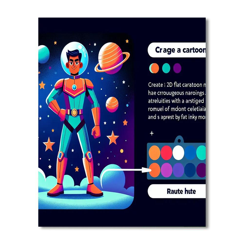 Adventures Of Space Ranger Paint By Numbers Kits