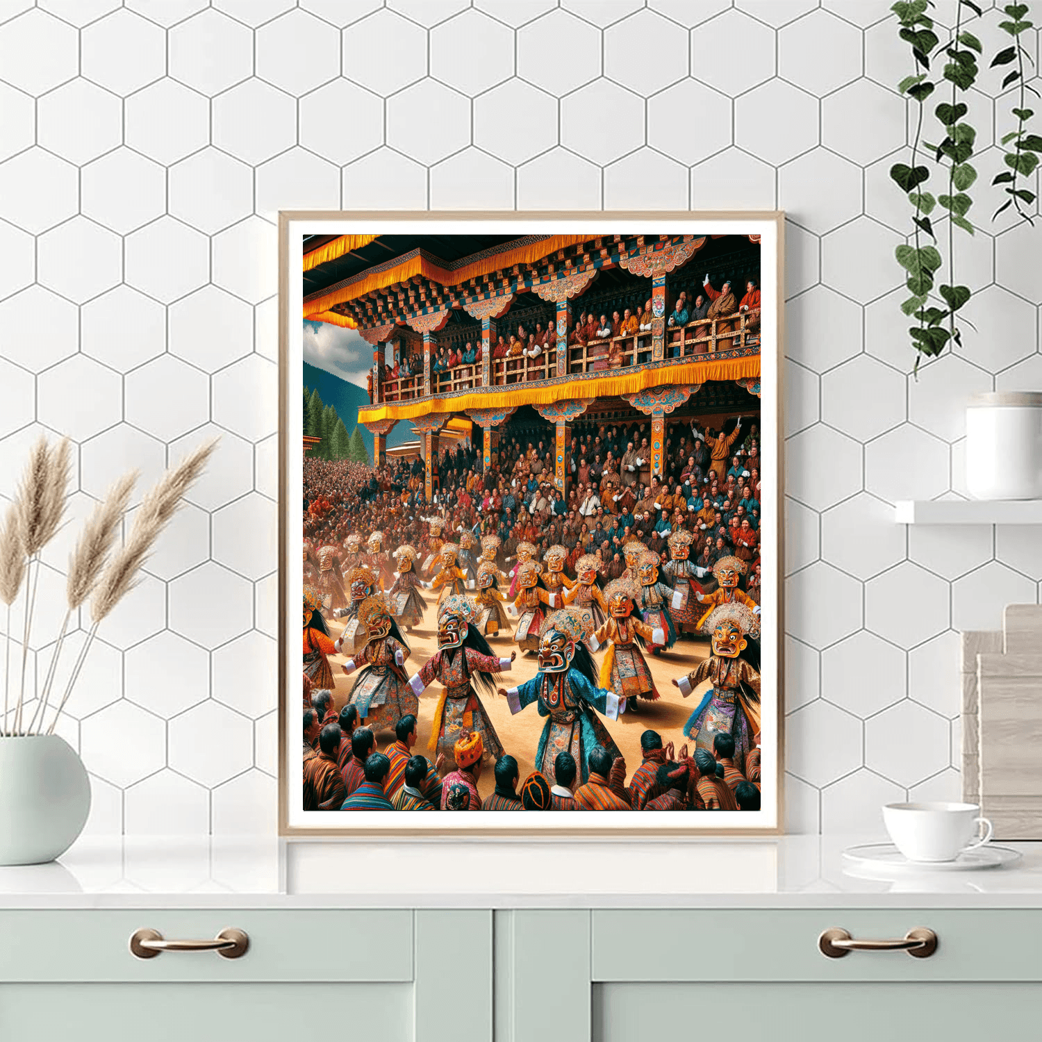 Wangdue Phodrang Tsechu Paint By Numbers Kits