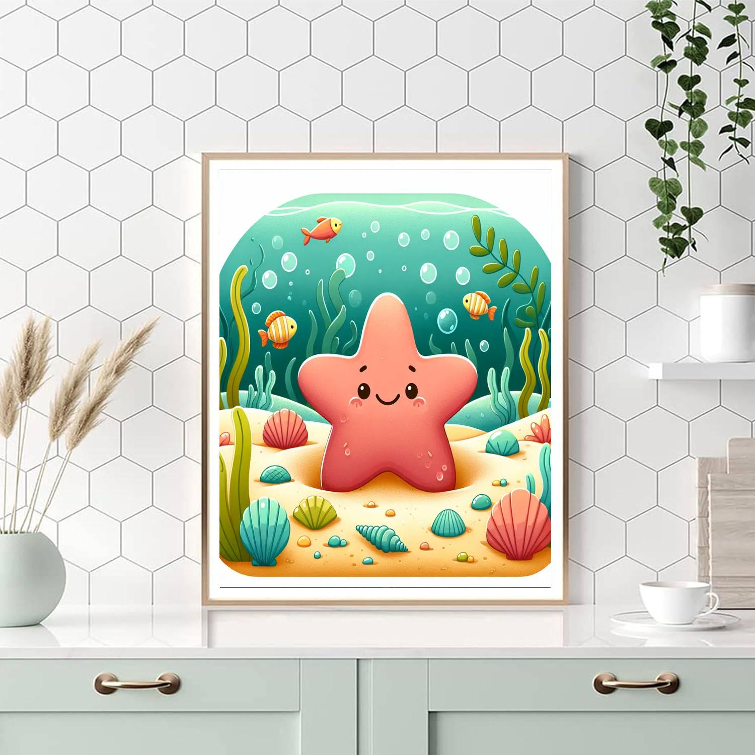 Friendly Starfish Paint By Numbers Kits